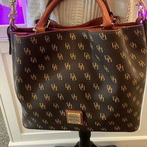 Authentic Dooney & Bourke Leather Gretta Brenna Satchel